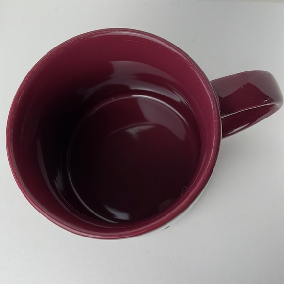 2014 Starbucks Burgundy Mug Coffee Tea Soup 14 oz - Picture 4 of 4
